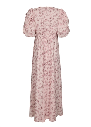 Kikka chiffon flower kjole Rose Neo Noir